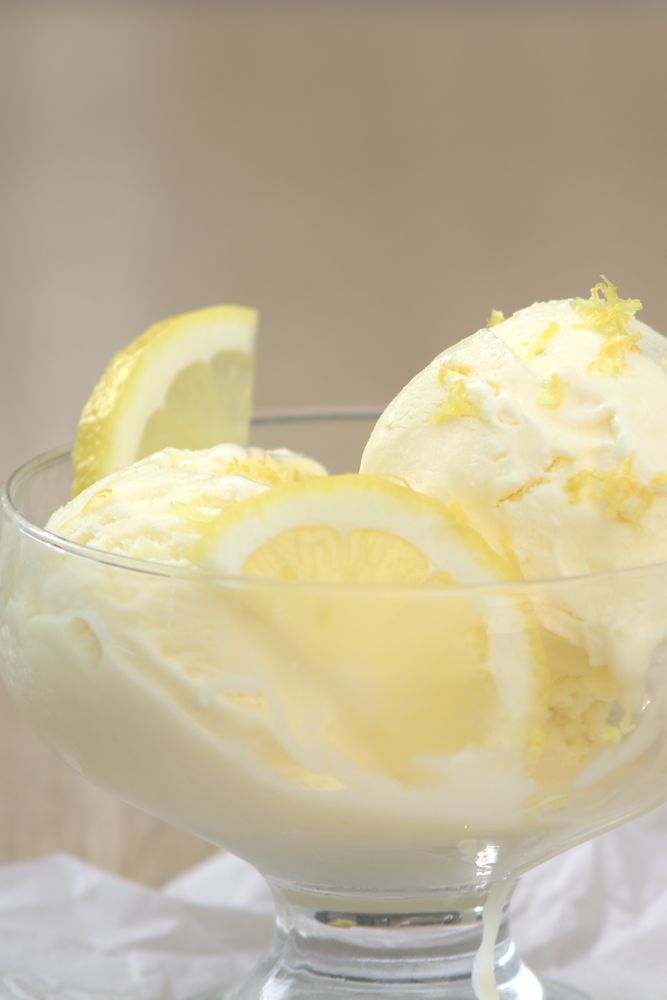 lemon ice cream