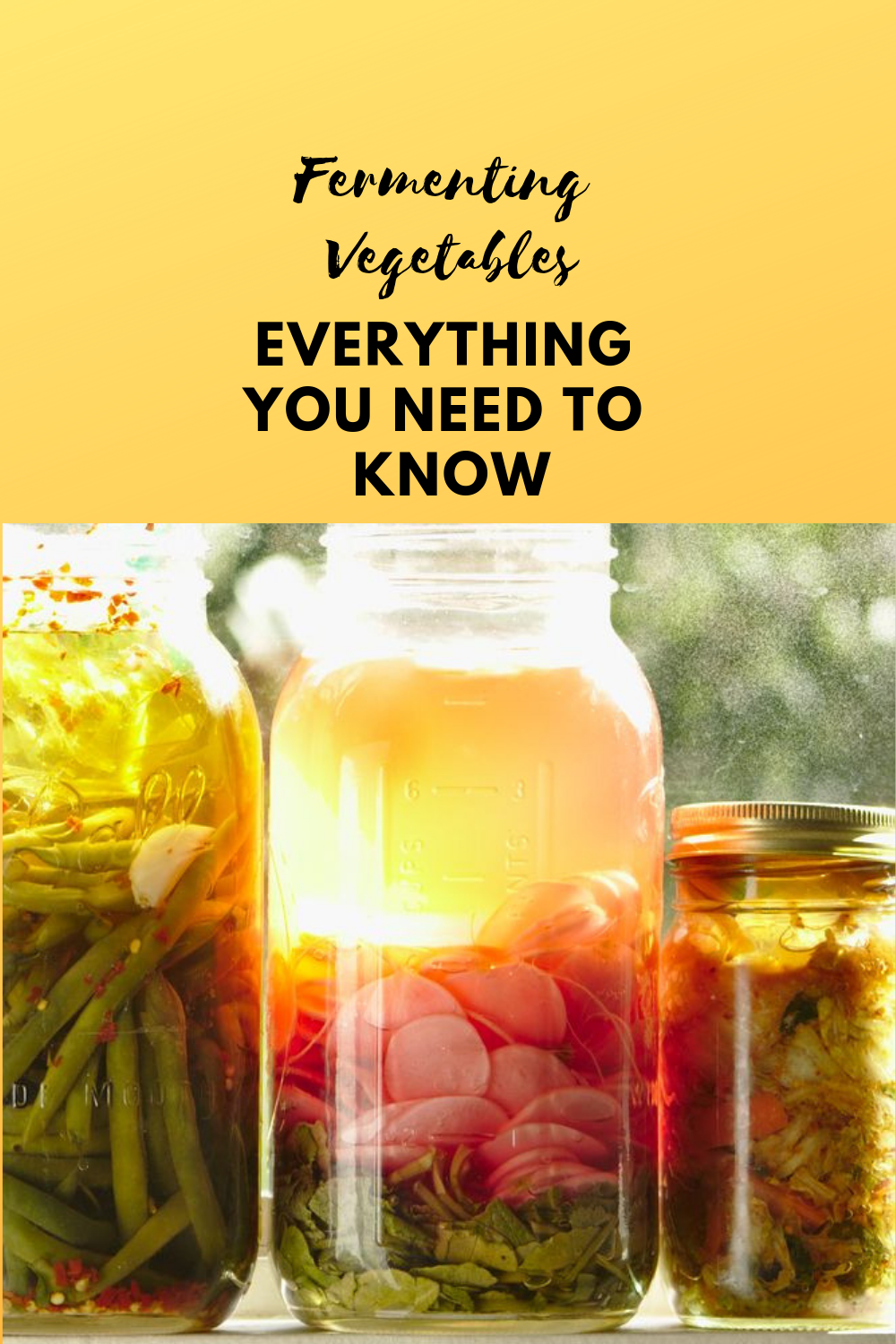 Fermenting Vegetables The Frayed Apron