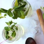 mint lime sodas