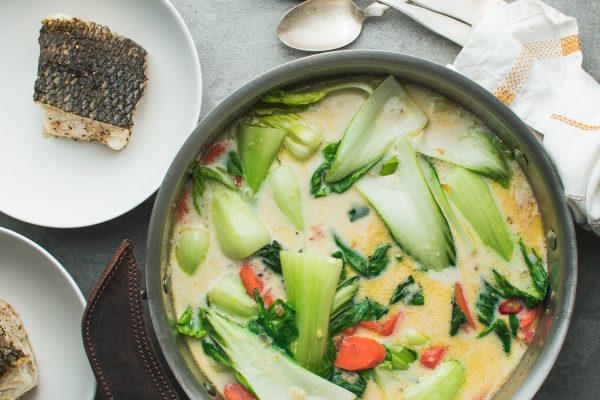 Easy Thai Sea Bass with Bok Choy | The Frayed Apron