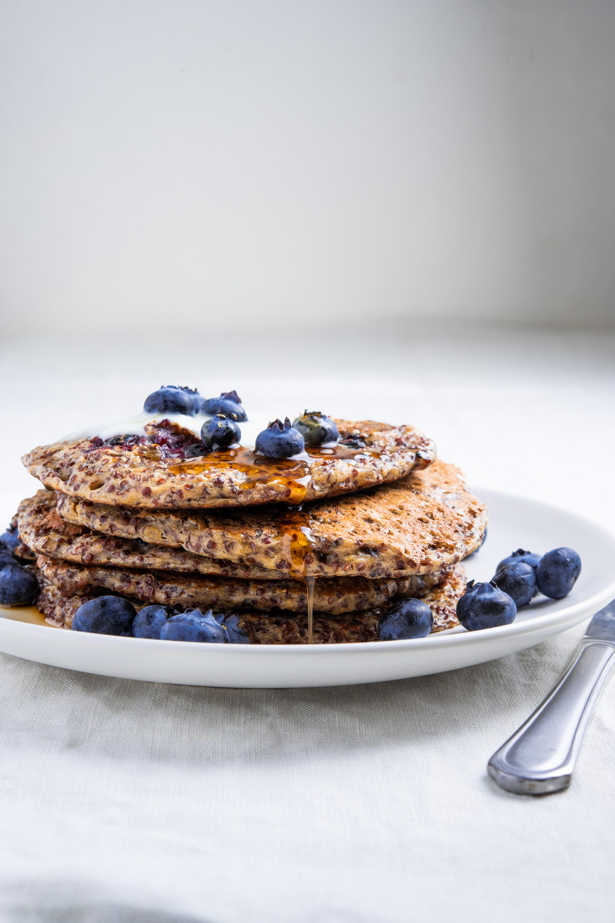 Johnny Cakes with Red Quinoa The Frayed Apron