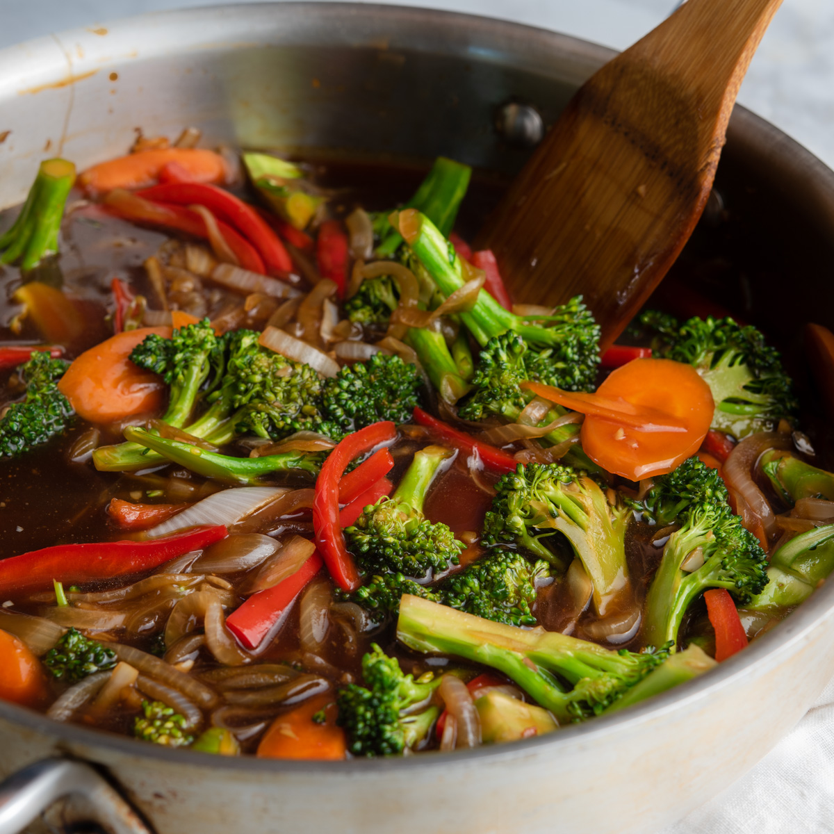 Easy Vegetable Teriyaki Stir Fry | The Frayed Apron