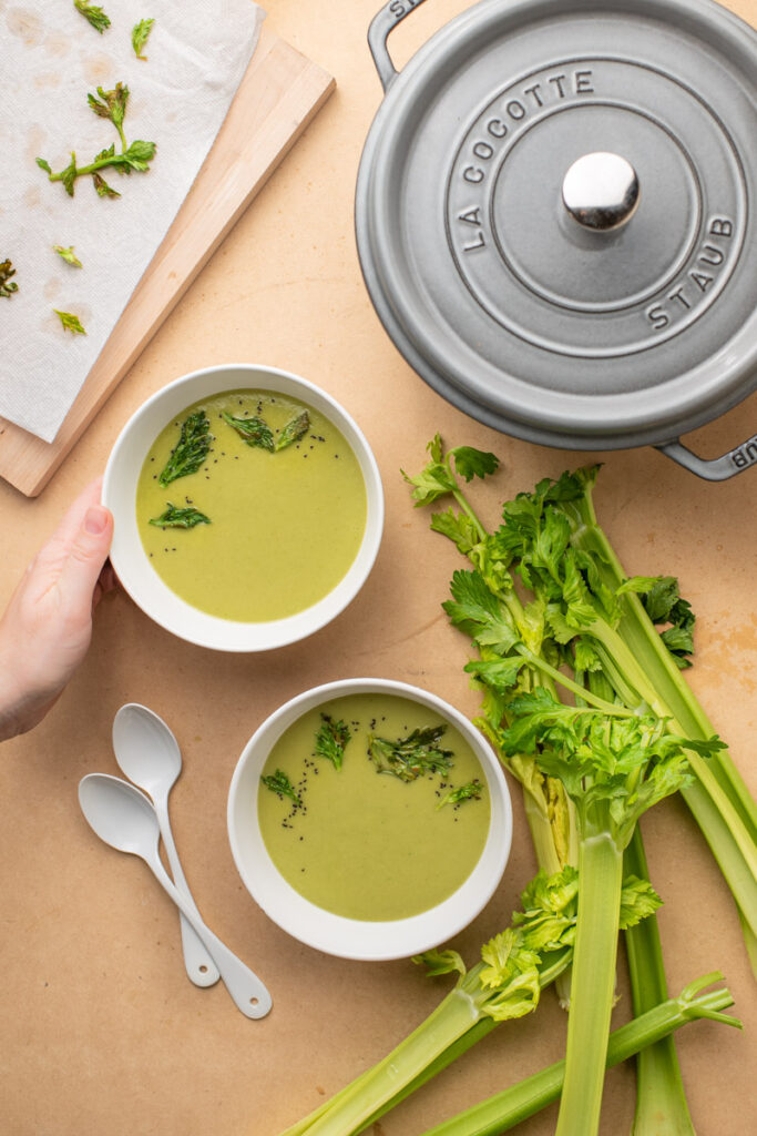 fresh celery soup