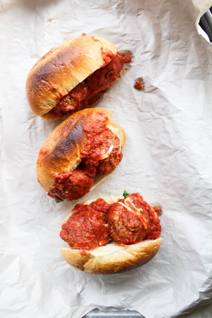 Mini Meatball Sub Sandwiches