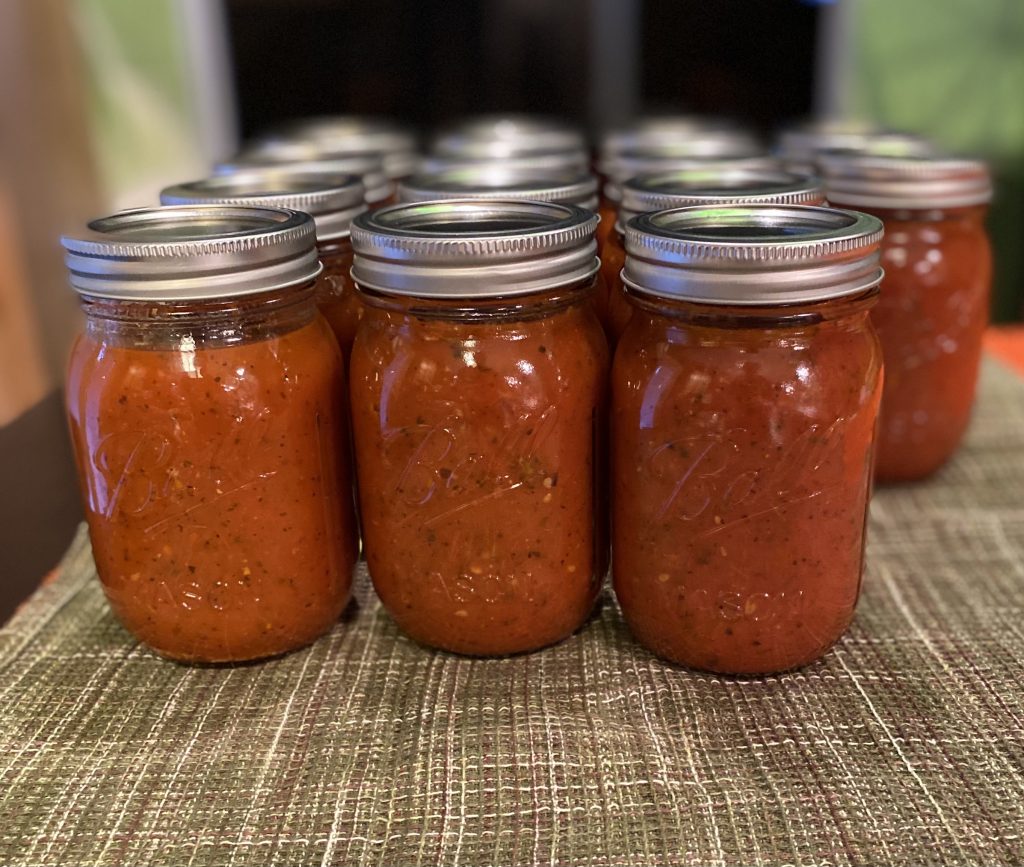 canned Roma tomato sauce