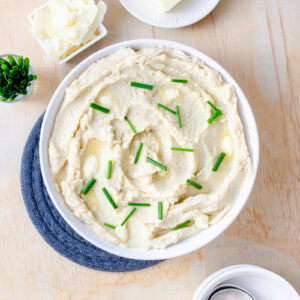 garlic cauliflower mash