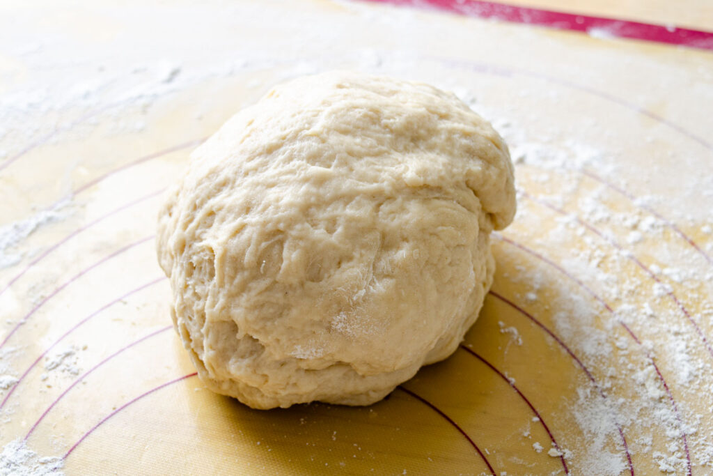 ball of kneaded dough