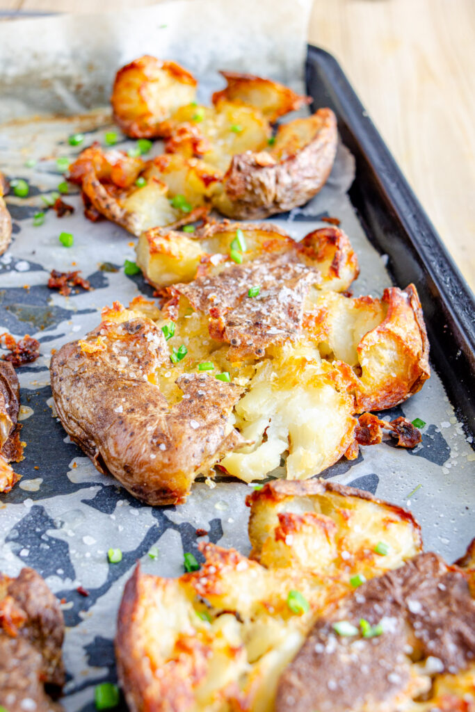 potato smashers roasted