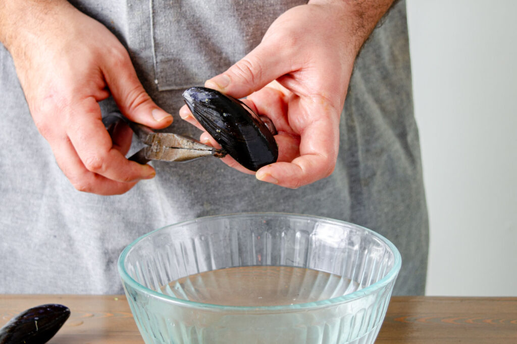 grab and remove the beard