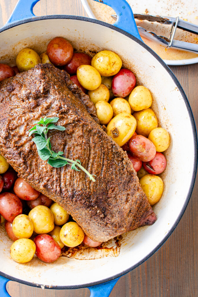 spice rubbed oven baked brisket