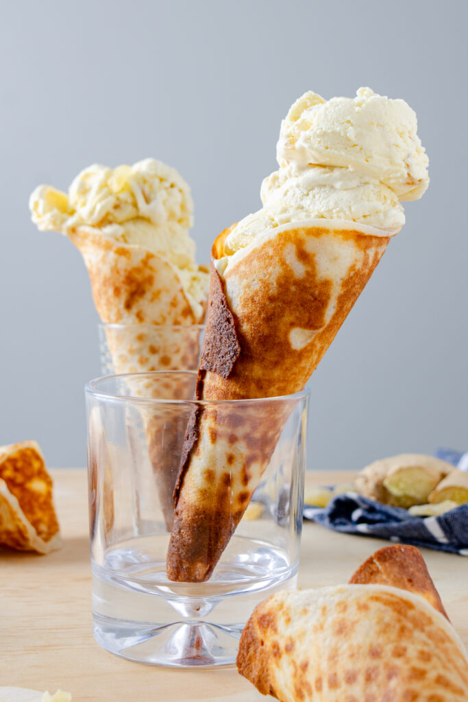 homemade gluten-free waffle cones