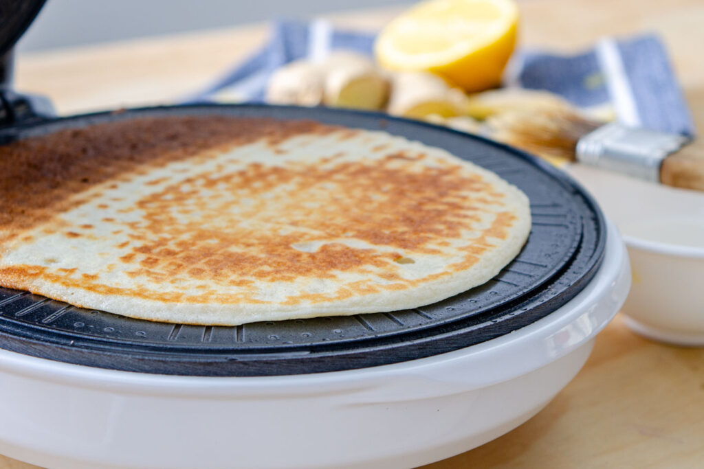 waffle iron and gluten-free batter